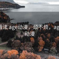 个人看法 age动漫，烦不烦，age age动漫