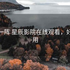 用了一阵 星辰影院在线观看，好不好用