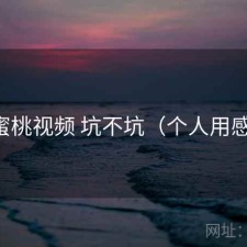 蜜桃视频 坑不坑（个人用感）