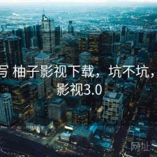 简单写 柚子影视下载，坑不坑，柚子影视3.0