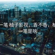 快速一笔 柚子影视，香不香，柚子加一笔是啥