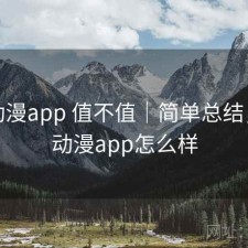 age动漫app 值不值｜简单总结，age动漫app怎么样