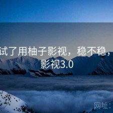 前后试了用柚子影视，稳不稳，柚子影视3.0